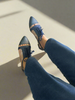 MIDNIGHT BLUE STYLISED SHOE